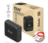 Club 3D Caricabatterie 2xUSB Typ C A PD 100W GaN retail CAC-1912EU