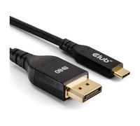 CLUB3D USB Type-C TO DISPLAYPORT DP80 BIDIRECTIONAL VESA Certified Cable 1M/3.28 FT - Kabel - Digital/Daten Cavo USB