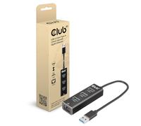 Docking station Club-3D USB-A 3.2 3 porte Gigabit Ethernet