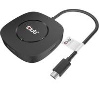 Hub di trasporto multi-stream Club 3D USB 32 tipo C DisplayPort 14 triplo monitor
