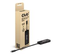 Club 3D CSV-1554 Dockingstation USB-C® a Triplo HDMI™ HDCP 8K 144 Hz Nero