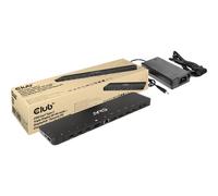 Club 3D CSV-1566 Docking USB 3.2 Gen 1 (3.1 Gen 1) Type-C Nero MicroSD