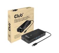 CLUB 3D HUB USB GEN1 TYPE-C 7-in-1 2x HDMI, 2x USB GEN1 TYPE-A, 1x RJ45, 1x 3.5mm Audio, 1x USB GEN