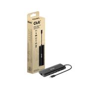 CLUB 3D HUB USB GEN1 TYPE-C 8-in-1 MST DUAL 4K60Hz TRAVEL DOCK