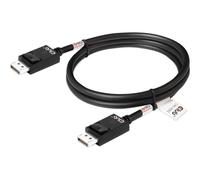 Club 3D CAC-1092 DisplayPort™ 2.1 Cavo Certificato bidirezionale VESA DP80 4K240Hz, 8K60Hz o 10K60Hz M/M 1,6m
