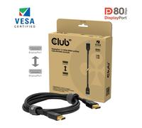 Club 3D DisplayPort 2.1 Vesa Dp80 Kabel 8K 240Hz St./St. black Cavo CAC-1094