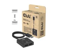 Club3D CSV-1009 DisplayPort 2 in 1 Switch bidirezionale 8K