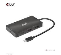 Club 3D Dockingstation USB-C 3.2 Gen 2 2 x DP 4K 60 Hz HUB HUB 7-in-1
