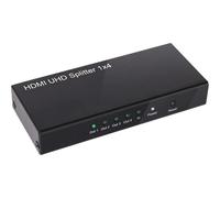 Club 3D HDMI™ 4K@60Hz UHD Splitter AC Power 4 ports HDMI 2.0a 4096 x CSV-1380