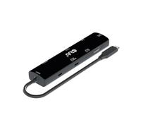 Club 3D Hub 6-in-1 Dockingstation HDCP 120 Hz USB 3.2 HDMI Gigabit Ethernet Nero