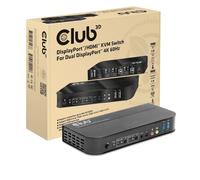 CLUB 3D KVM SWITCH 4K60HZ 2X DP HDMI ODER DP/2XUSB/AUDIO