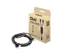 Club 3D Ladekabel Usb Typ C> 2x 100W St/St retail Cavo Digitale/dati CAC-1527