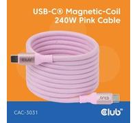 Club 3D Lifestyle USB-C Magnetisches Kabel 240W Cavo Digitale/dati 2 m CAC-3031