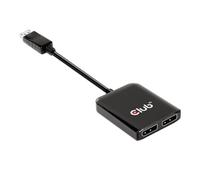 Club 3D Multi Stream Transport (MST) Hub DisplayPort™ 1.4 to DisplayPort™ Dual M