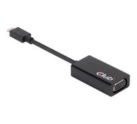 Club 3D USB 3.1 Type C to VGA Active Adapter USB C VGA 0,15 m Nero CAC-1502