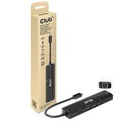 CLUB 3D HUB USB GEN1 TYPE-C, 6-in-1 HDMI 8K30Hz-4K120Hz, 2xUSB TYPE-A, RJ45 2xUSB TYPE-C, DATA E P