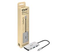 CLUB 3D USB GEN2 TYPE-C PD HUB DE CARGA A 2X PUERTOS TYPE-C 10G Y 2X PUERTOS USB TYPE-A 10G