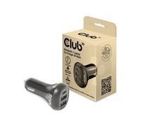 Club3D Caricatore Da Auto Notebook / Laptop 36 Watt/ 2Usb A + 1Usb C