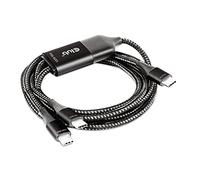Club3D Cavo di ricarica USB-C CAC-1527 Y 2x USB-C 1,83 m 100W Nero