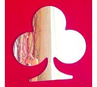 Club a Forma Di Poker Carte da Gioco Specchi,3mm Specchio Acrilico,Varie Taglie