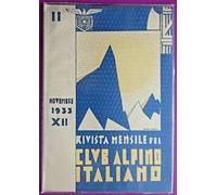 CLUB ALPINO ITALIANO RIVISTA MENSILE N.11 DEL 1933-N.9174