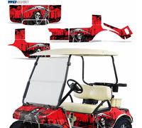 Club Auto Grafico Kit Golf Cart Decalcomania Adesivo Avvolgere Accessori Ricambi
