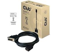 Club CAC-1211 3D HDMI Adaptor Cable 2 m HDMI to DVI-D Bi-Directional Black