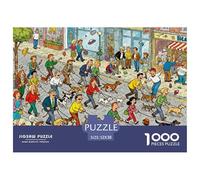 Club del passeggio del cane Puzzle in Legno Impermeabile DIY Puzzles Da 1000 Pezzi Per Adulti Sfidanti E Rompicapo Giochi Di Impegnativi
