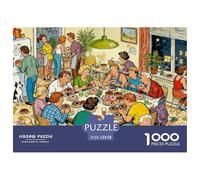Club della Dieta Sfondando i Donuts di Mezzanotte Puzzle in Legno Impermeabile Puzzles Da 1000 Pezzi Per Adulti Colorati Puzzle Per Decorazioni Domestiche
