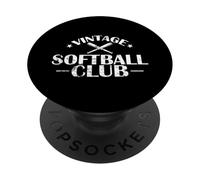 Club di softball vintage retrò PopSockets PopGrip Adesivo