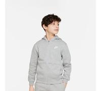 Felpa con cappuccio e zip a tutta lunghezza Nike Sportswear Club Fleece - Ragazzo/a - Grigio S