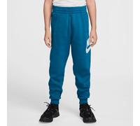 Pantaloni per ragazze Nike Kids Club Fleece Jogger - green abyss/white - Blu (S)
