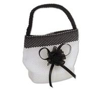 Club Green Tessuto Borsa Secchiello con Fiocco Nero, Nero, 80 x 60 mm, 6 in Ogni Confezione