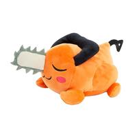 Club Mocchi Mocchi - Suya Suya Sleeping Friend Chainsaw Man Plushies - Peluche Pochita - Figura di uomo motosega da collezione - Peluche anime Kawaii morbido e comprimibile e decorazione da scrivania
