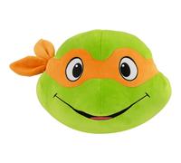 Club Mocchi Mocchi Tomy - Peluche Tartarughe Ninja Michelangelo, 38 cm, peluche