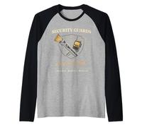 Club Sociale delle Guardie di Sicurezza Maglia con Maniche Raglan