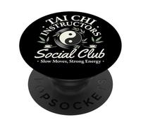 Club sociale istruttore di Tai Chi PopSockets PopGrip Adesivo