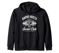 Club Sociale ospite radiofonico Felpa con Cappuccio