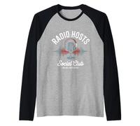 Club Sociale ospite radiofonico Maglia con Maniche Raglan