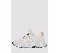 VOILE BLANCHE CLUB105.-Sneakers in Suede e Tessuto Tecnico-Bianco, Bianco-Platino 36