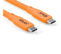 Club3D 2m Orange USB Type-C to USB Type-C Cable