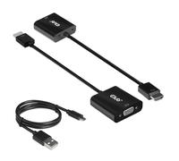 CLUB3D CAC-1302 cavo e adattatore video 0,5 m HDMI tipo A [Standard] VGA [D-Sub] Nero (Club 3D CAC-1302 - videoadapter) NEW