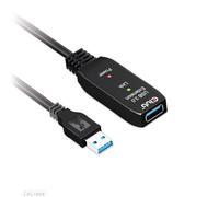 Club3D Cavo prolunga USB 3.2 Gen1 ripetitore attivo 5 m M/F 28AWG Nero
