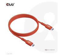 CLUB3D CAC-1515 cavo USB 4 m USB 2.0 USB C Arancione, Rosso (Club3D Kabel USB 2 Typ C PD 240W) NEW