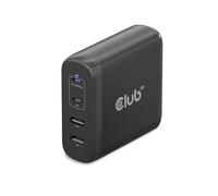 Club3D CAC-1912EU - Caricatore 100 W, tecnologia GaN, USB tipo A (2X) e C (2X),