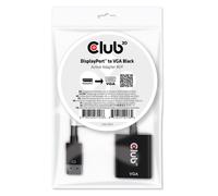 CLUB3D CAC-2013 cavo e adattatore video 0,228 m Displayport VGA Nero (Club 3D - videoadapter - DisplayPort t) NEW