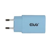 Club3D CAC-3022 - Caricatore USB-C®, 30 Watt, 2 Pezzi, Colore: Blu