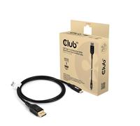 Club3D - Cavo bidirezionale VESA da USB Type-C a DisplayPort DP80, 1 m