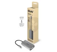 Club3D Cavo USB C a DVI-D Dual Link Grigio 3840x2160 12 bit