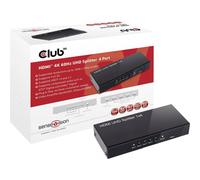 CLUB3D HDMI™ 4K@60Hz UHD Splitter AC Power 4 ports